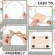 thumbnail image 3 of 1 Sets Metal Floral Hoop Centerpiece with Stand 12 Inch Gold Floral Ring Wreath Hanging Candle Circl, 3 of 5