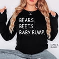 thumbnail image 1 of Bears Beets Baby Bump Annonce de Grossesse le Chandail en Molleton de Bureau, 1 of 4