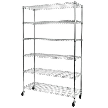 

Chicmine Heavy Duty 6-Shelf Shelving Storage Unit