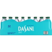 Dasani Purified Water Bottles, 16.9 fl oz, 32 Pack