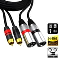 thumbnail image 3 of Câble Répartiteur Double Mâle vers Double XLR Mâle pour Moniteur de Studio 1m, 3 of 8