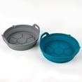 thumbnail image 4 of YAOMOBB Plateau de Rôtissage Doublure de Friteuse en Silicone Résistance aux Hautes Températures Moule de Cuisson avec Bonne Flexibilité pour Rôtir, 4 of 6