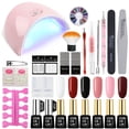 thumbnail image 1 of Nude Gel Lacquer 36W UV+LED Nail Lamp Starter Set Coscelia 6PCS Shellac UV Nail Polish 8ml UV Gel Set, 1 of 5