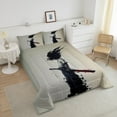 thumbnail image 4 of Erosebridal Anime Boy Bedding Queen Comforter Set, Japanese Style Down Comforter, Samurai Anime Decor, Reversible, 4 of 7