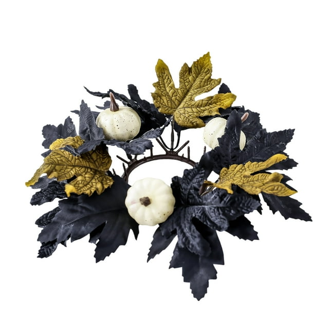 Halloween Christmas Decorations Pumpkin Tree Leaves Flower Candle Holders Garlands Dining Table Centerpiece
