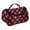 Pink Spot, variant on Moclever Travel Makeup Bag Portable Cosmetic Organizer with Cosmetic Mirror Waterproof Toiletry Wash Bag for Women, White Spot