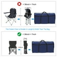 thumbnail image 5 of Uxcell 35x9.8x19" Camp Chair Replacement Bag Large Waterproof Storage Bag Navy Blue, 5 of 7
