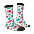 thumbnail image 2 of Goofa heart Skull cute Printed Men's Crew Socks, Soft Durable Breathable Moisture-Wicking with Odor Control Cotton socks, 2 of 9