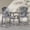Gray, variant on Buballino Bar Height Adirondack Chairs - Set of 2, Wooden Patio Set and Double Layer Connecting Tray, Gray