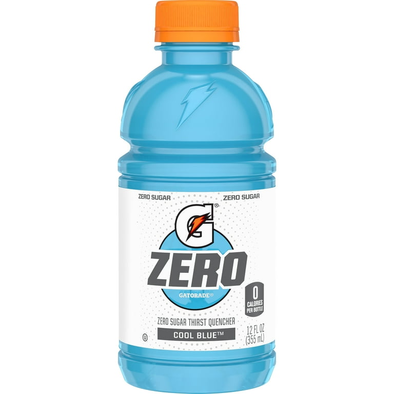 Gatorade Zero Sugar Cool Blue, 12 fl oz Bottles, 12 Pack photo 2