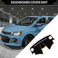 thumbnail image 3 of Unique Bargains Dash Cover for Chevrolet Spark 2013-2015 / Center Console Dashboard Cover / Non-Slip Polyester Silicone  52.36"x24.41" / 1Pcs Red, 3 of 7