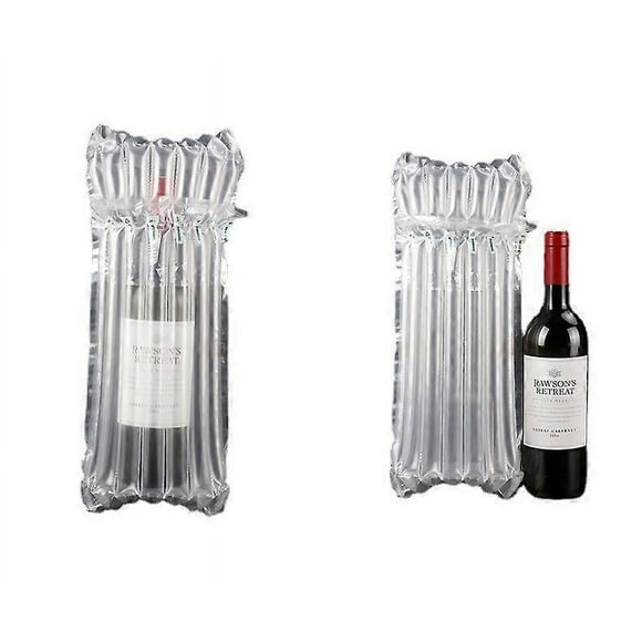 10 protectores de botellas de vino reutilizables, para viaje, inflables, para embalaje y envío seguro.