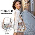 thumbnail image 5 of Fashion Shoulder Bag for Women – Water-Resistant & Trendy, Cartoon puppy pattern, Cute Pet, Artistic dog print, Bone Style Bag, 5 of 5