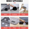 thumbnail image 4 of 10Pcs Double Sided Sticky Tape Adhesive Sticker Rug Mat Carpet Gripper Pad, 4 of 8