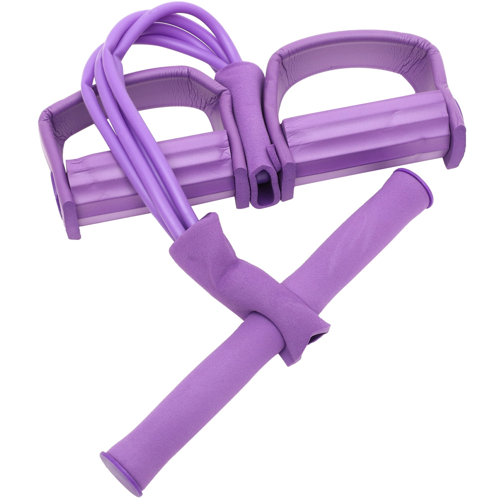 Foot Pedal Puller Yoga Resistance Band Foot Pulling Band for Home (Purple)