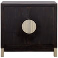 thumbnail image 3 of 55 Downing Street Medici 36" Wide Black and Gold 2-Door Accent Cabinet, 3 of 7