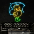 thumbnail image 4 of Glowneon Duck in the Rain Neon Sign, Baby Duck Neon Sign, Duck Led Sign, Animal Neon Light, 4 of 5