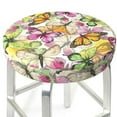 thumbnail image 3 of Haiem Butterflies2 Cushion Round Bar Chair Seat Cover Bar Chair Cushion Covers Elastic Washable Bar Chair Cover,Protects from Scratches and Stains-12 inch, 3 of 7