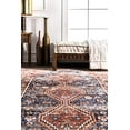 thumbnail image 3 of nuLOOM STCV07A-2608 Idalia Vintage Surteint Rouille 2 Pieds 6 Pouces x 8 Pieds Coureur, 3 of 4