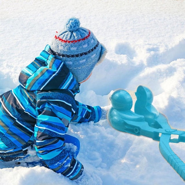Clip para de nieve dibujos animados, modelo de arena para nieve, herramienta para jugar libre para y adultos Yotijar Clip de la fabricante de bolas de nieve