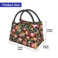 thumbnail image 2 of Honeii Watercolor Red Wildflowers Print Cooler Bag Insulated, Large Leakproof Soft Sided Portable Cooler Bag,Lunch Box Lunch Bag, 2 of 6