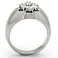 thumbnail image 3 of Luxe Jewelry Designs Men's Stainless Steel Ring with Round CZ Stones - Size 12 (Pack of 2), 3 of 4
