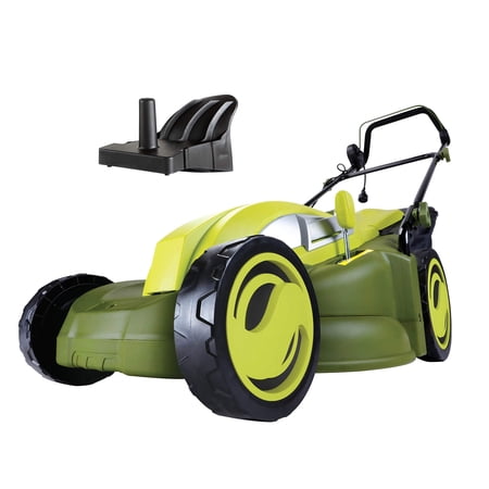 Restored Sun Joe MJ403E 17-Inch 13-Amp Electric Lawn Mower/Mulcher, 7-Position Adjustment, 12-Gallon Detachable Grass Collection Bag, Lightweight, Standard (Refurbished)