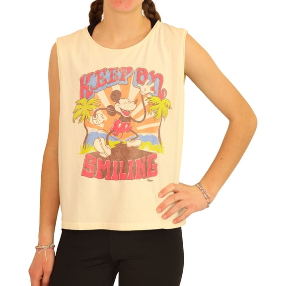 Junk Food Womens Keep On Smiling Tank Top