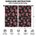 thumbnail image 2 of Blackout Kids Curtains,Pioneer Flower Floral Print Pattern Childrens Insulated Curtains Set Of 2,Bedroom Essentials,Toddler Room Decor 52"x84", 2 of 5