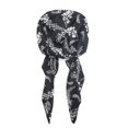 thumbnail image 3 of DLAPL Chemo Headwear for Women Head Scarf Lightweight Turban Headwraps Beanie Skull Cover Cap, Leaves Black, 3 of 5