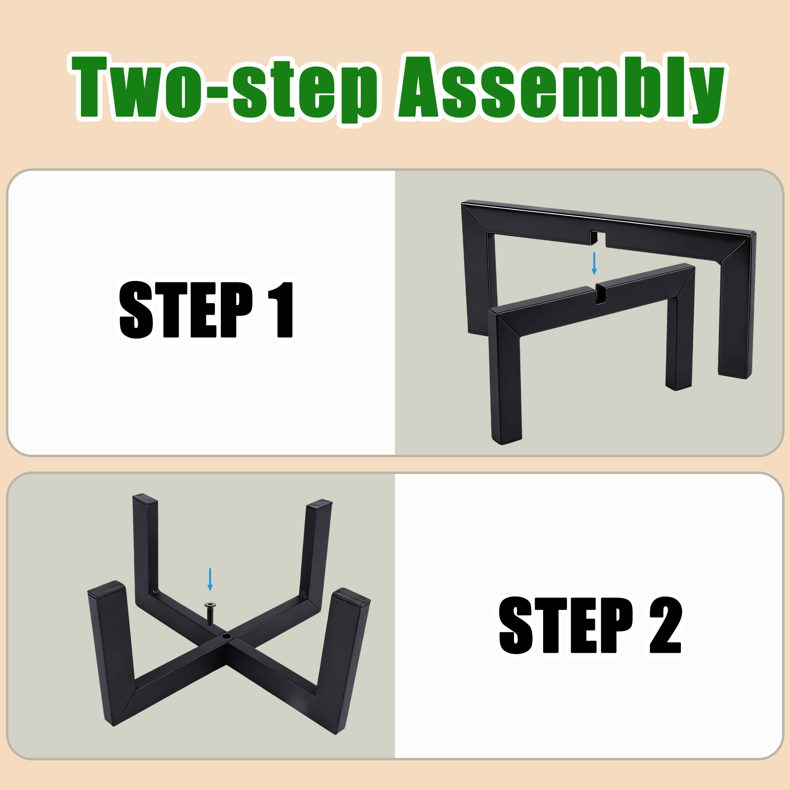FOUKUS 3 Pack Plant Stand Indoor: Short Metal Plant Stand, Plant