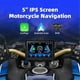 thumbnail image 2 of Wireless CarPlay Motorcycle Android Auto 5 Inch Motorcycle GPS Navigation Waterproof Dual BT Dual CAM Recorder B, 2 of 5