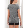 thumbnail image 4 of PARNIXS Women's Short Sleeve Split Side Pregnancy T-Shirts Maternity Clothes, X-Large, 4 of 8