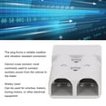 thumbnail image 4 of Battery Connector Plug, 350A 600V Impact  UL94 V0 Fireproof Flame Retardant Battery Quick Connector Silver Plated Copper Terminal  For Winch, 4 of 8