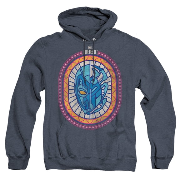 Blue Beetle (2023) Reyes Courage Unisex Adult Pull-Over Heather Hoodie