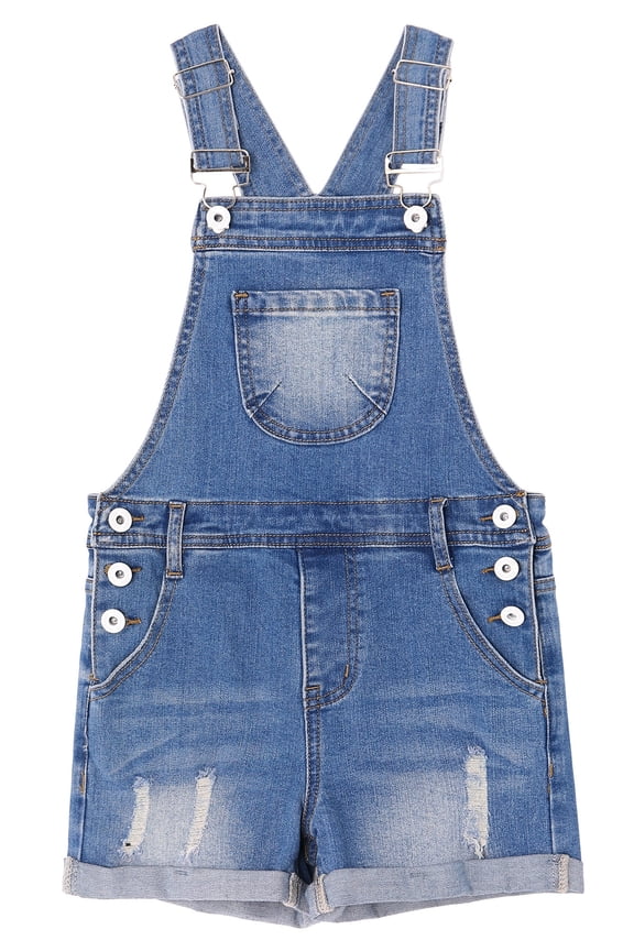 Boys Shorts,Little Big Boys Denim Ripped Summer Shortalls,7-8 Years