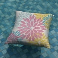 thumbnail image 2 of Pink Yellow Blue Flower Pillow Covers 18x18 Inch Set of 2 Outdoor Throw Pillows Outdoor Waterproof Decor for Living Room Sofa Patio Funiture Garden Floral Linen Cushion Case, 2 of 6