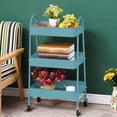 thumbnail image 1 of Ovzne Trolley Shelves Kitchen Bathroom Bathroom Floor Removable Storage Rack Multi Layer Bedroom Bedside Snacks On Clearance, 1 of 6