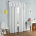 thumbnail image 6 of Eclipse Kendall Solid Scalloped Valance (1 Panel), 42 In Wide x 18 In Long, White, 6 of 6