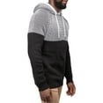 thumbnail image 4 of X RAY JEANS Mens Color Blocked Hooded Sweater, Black, L, 4 of 6
