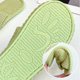 thumbnail image 2 of Zapatillas De Pana Zapatillas de pana con tiras cruzadas para mujer, antideslizantes, para interiores, para parejas (verde 38-39), 2 of 6