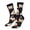 3 Black, variant on French Bulldog Print Adult Socks for Men & Women,Calf Socks, Ankle Socks,Boots Socks,Breathable Casual Sock,Unisex Crew Socks