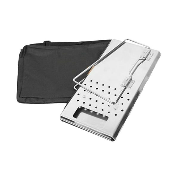 Colaxi Foldable Charcoal Chimney Starter Portable Multipurpose with Carry Bag Stainless Steel Campfire Starter for BBQ Travel Sturdy