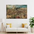 thumbnail image 4 of Pieter Bruegel Painting The Procession to Calvary 1564 Art Prints Canvas Poster Picture Print Wall Art Poster Painting Canvas Posters Artworks Gift Room Aesthetic 20x30inch(50x75cm), 4 of 6