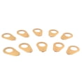thumbnail image 1 of 10 pieces Guitar Knobs Pointer Plate Washer Knob Indicator for Guitar Gold, 1 of 8