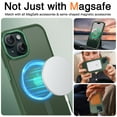 thumbnail image 7 of BENTOBEN iPhone 15 Plus Case Compatible with Mag-Safe, 6.7" Tpu Magnetic Car Mount Support, Anti-Fingerprint Shockproof Protective Cover for iPhone 15 Plus 6.7 inch, Dark Green, 7 of 7