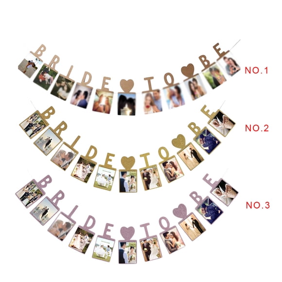 Bridal to Be Photo Frame Banner Bachelorette Party Bachelorette Party Hen Night Wedding Decorations Bridal Shower Bunting