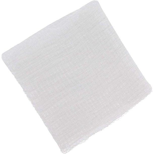 Dukal Pack of 10 Cotton Gauze Pads 2" x 2" Sterile Gauze Squares