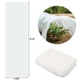 thumbnail image 3 of Gustave Plant Covers Freeze Protection Fabric Floating Row Cover Reusable Frost Cloth Blanket Garden Insect Pest Netting Sun Protection for Winter Outdoor Plants Fruits Vegetables, 4.9'x16.4', 3 of 9