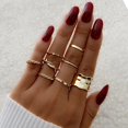 thumbnail image 2 of HAHDAXIA Stocking Stuffers for Teens Gold Stackable Rings Set for Women Vintage Knuckle Rings for Teen Girls Midi Rings Pack Statement Bohemian Stacking Rings for Women Multiple Rings Pack, 2 of 7